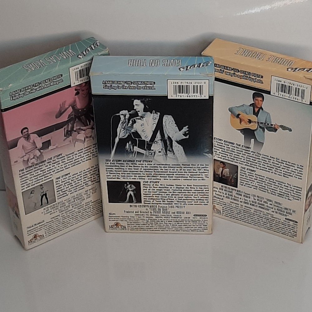 Elvis VHS Collection 3 Set - Picture 2 of 2